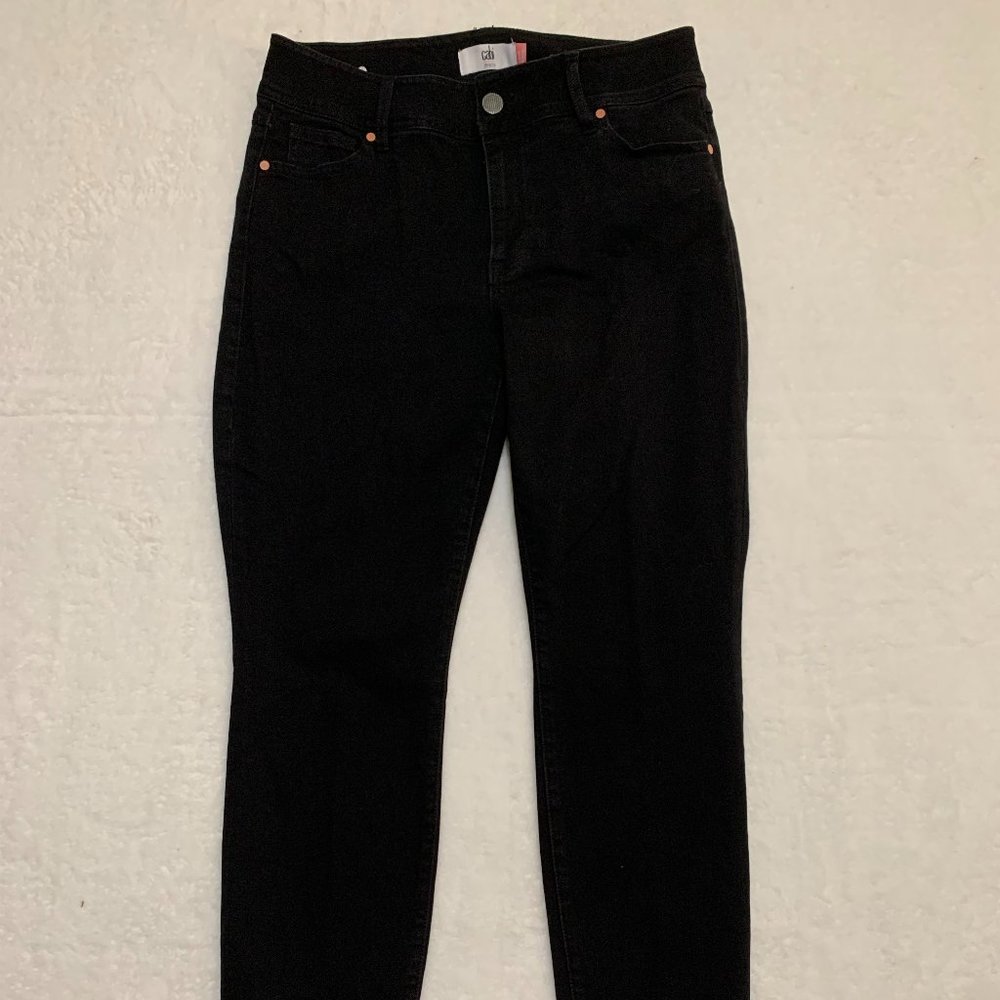 CAbi Women's Stretch Jeans - Black - Size 14 - Style# 3748